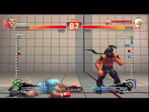 onigiri-kai (Balrog) Vs ta-yanjp (El Fuerte) SSF4 AE Ranked Matches - PSN