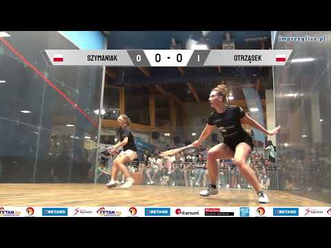 Kinga Szymaniak - Tola Otrząsek  - Betard Drużynowe Mistrzostwa Polski 2023 - finał (squash)