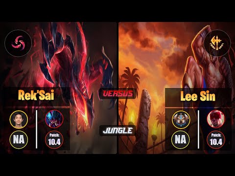 Blaber REK'SAI (Jungle) [Hail of Blades] VS LEE SIN - Challenger NA Patch 10.4