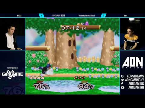 Super AON 2018 Hax (Fox) vs Lint (Falco) Winners Quarterfinals