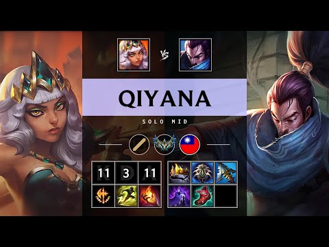 Qiyana Mid vs Yasuo - TW Challenger Patch 25.09