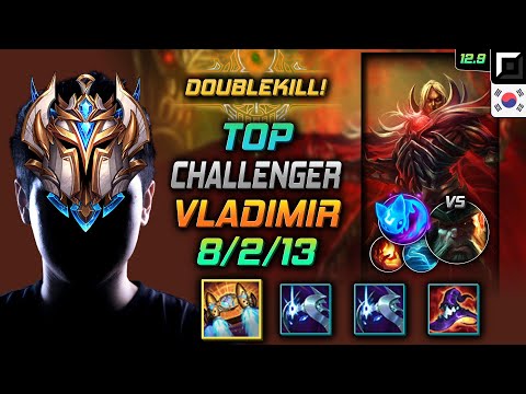 Challenger Vladimir Top vs Gangplank - 챌린저 탑 블라디미르 벨트 콩콩이 - LOL KR 12.9