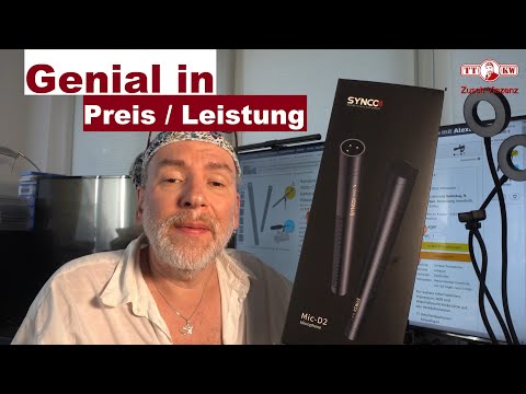 Extrem guter Klang! TOP Qualität! Kondensator Shotgun Mikrofon! Synco Mic D2 Interview Richtmikrofon