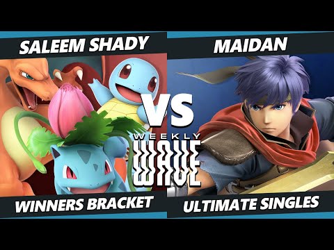 Weekly Wave 29 - Saleem Shady (Pokemon Trainer) Vs. maidan (Ike) SSBU Ultimate Tournament