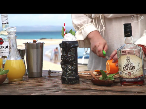 DrinkManila.com Summer Cocktail Recipe: Pink Lagoon