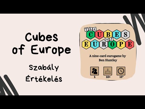 Hol van itt Európa? Cubes of Europe társasjáték játékbemutató és szabályismertető - Társasozz Okosan!
