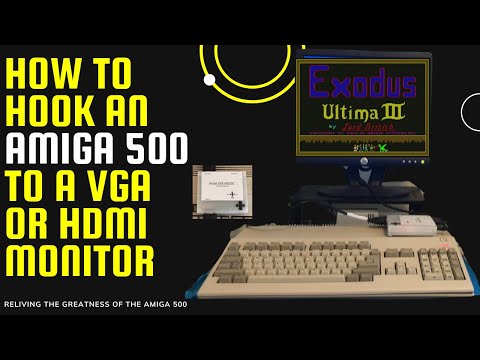 Connect Your Amiga 500 to a VGA or HDMI Monitor: Quick & Easy Setup!