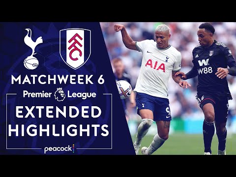 Tottenham Hotspur v. Fulham | PREMIER LEAGUE HIGHLIGHTS | 9/3/2022 | NBC Sports