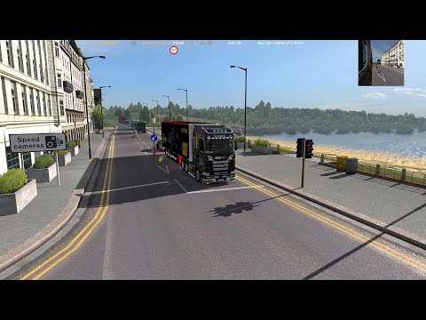 ETS2 1.35 Promods 2.41 Dover [GB] - Dublin [IRL] | Gray road turned yellow :)