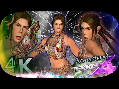 Julia Peahen Design Nina moves Tekken 4 Remastered UHD 4K 60 FPS 