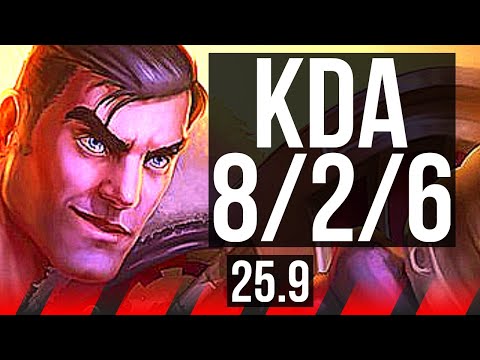 JAYCE vs RUMBLE (TOP) | 8/2/6 | BR Challenger | 25.9