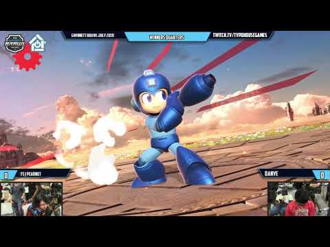 Gwinnett Brawl July 2019 - FS| Peabnut(Megaman) VS Kuma| Danye(Bowser) - Winners Quarters