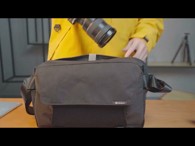 Vídeo relacionado con ULANZI Bolso para Cámara, 4L Bolso Bandolera Ligera SLR/DSLR, Negra Funda Pequeña Impermeable Minimalista para Mujeres y Hombres, Compatible con Sony/Canon/Nikon/Fujifilm