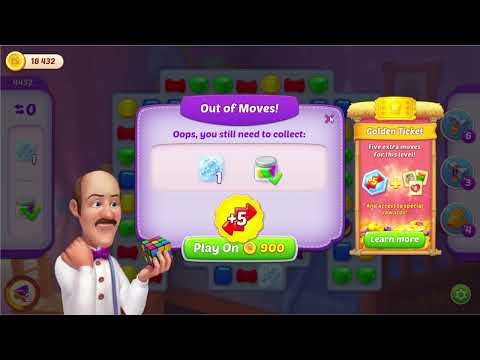 Homescapes🏠: Beat Level 4432~4433 (Android | iOS) - Gameplay Walkthrough