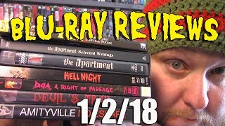 Blu-ray Reviews - 1/2/18 video