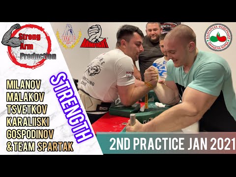 Tsvetkov, Gospodinov, Milanov, Karaliiski, Malakov & team | II-nd Practice | January 2021| Bulgaria