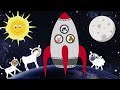 Zoom Zoom Zoom! We're going to the moon! Nursery Rhyme for Babies and Toddlers from Sing and Learn