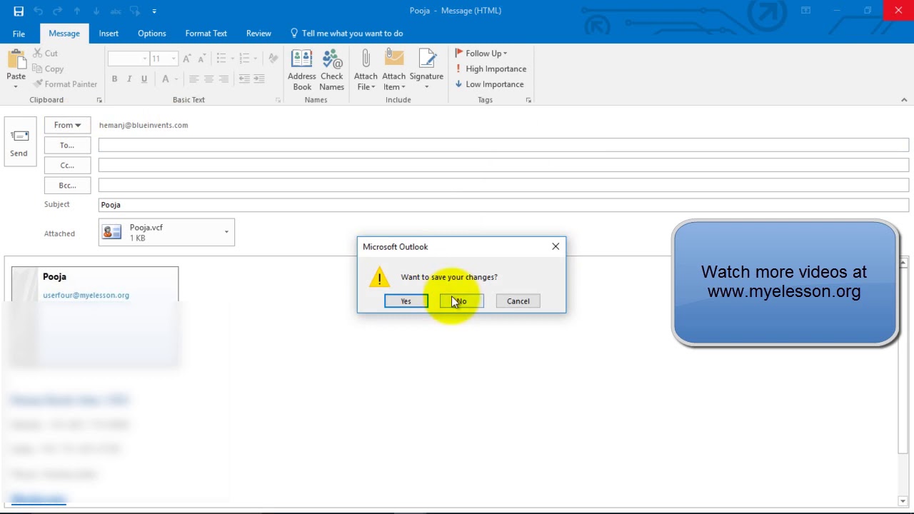 How to Share Contact Data With Others In Outlook