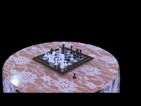 3DS Max Chess Animation Donald Byrnes Vs. Bobby Fischer in 'The Game of the Century'