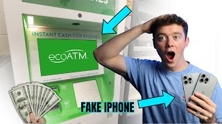 Selling FAKE iPhone 15 Pro Max to EcoATM Machine?? Will it work?