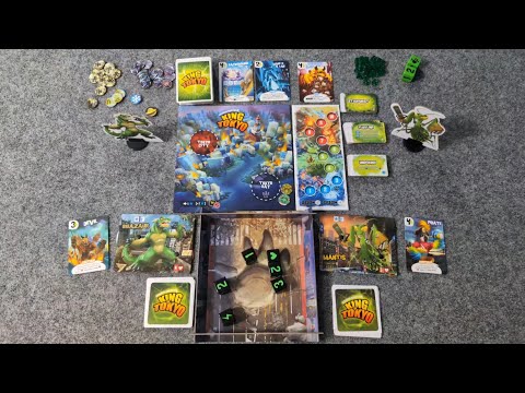 Me V Me: Road to MegaKing (King of Tokyo playthrough with Halloween, Power Up, and Even More Wicked)