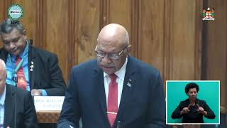 Fiji’s Prime Minister updates Parliament on Fiji’s Membership of the Assembly of the GDN