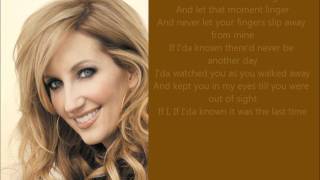 ♫ Lyrics - &quot;The Last Time&quot; - Lee Ann Womack