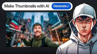 How to Make a YouTube Thumbnail Completely FREE Using AI (Step by Step) thumbnail