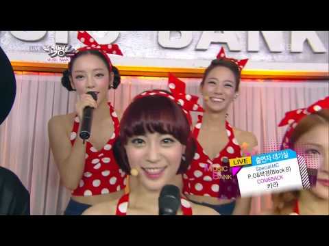140822 KARA - Interview @ Music Bank - Live HD 1080p