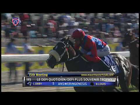 Winners of the day - 15th Meeting 2018 Season