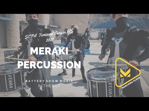 Meraki Percussion 2020 - Battery Show Music - In the Lot - SCPA Temescal Canyon HS