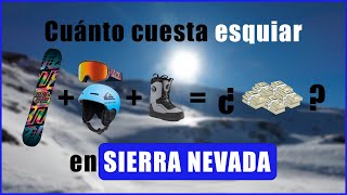 ¿Cuánto CUESTA esquiar en Sierra Nevada🏂💶💶 | 6 Puntos principales