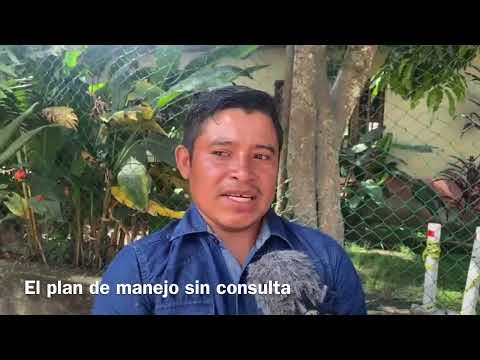 No al plan de Manejo en Tierra Prieta, Marcala, La Az 