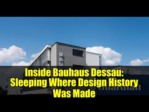 Inside Bauhaus Dessau: Sleeping Where Design History Was Made | Germany Travel 2025