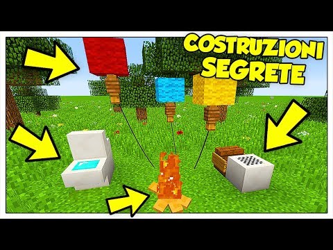 LE 10 MIGLIORI COSTRUZIONI SEGRETE DI MINECRAFT ITA!