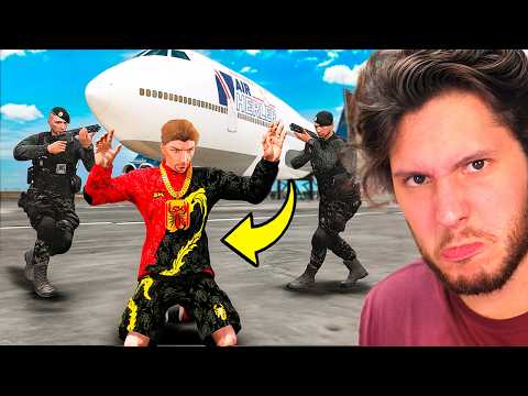 Fui PRESO na ESPANHA por ser um PILOTO DE AVIÃO!! (GTA 5 RP)