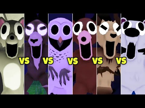 99 Nights in the Forest - RAM VS OWL VS DEER VS GOAT VS BEAR VS CAT | Jumpscare - Roblox