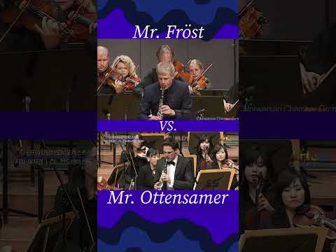 Martin Fröst⚔️Andreas Ottensamer  - who wins? YOU DECIDE! #clarinet #shorts