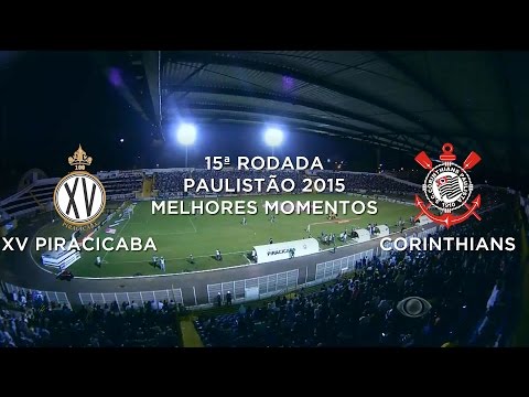 Melhores Momentos - XV de Piracicaba 2 x 2 Corinthians - Paulistão - 08/04/2015