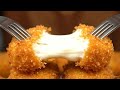 The Ultimate Crunchy Mozzarella Cheese Pull Cheese Satisfying Crunchy Food