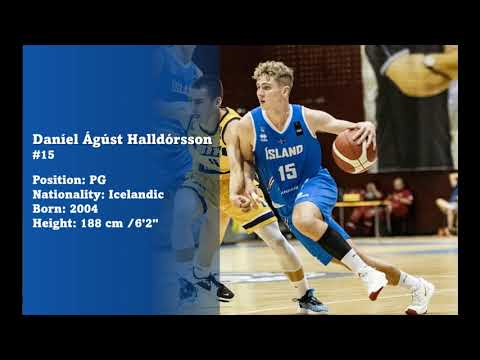 Daniel Agust #15.  Eurobasket U18.  Summer 2022.