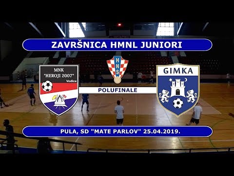 ZAVRŠNICA HMNL JUNIORI: HEROJI 2007 - USPINJAČA GIMKA 3:2, PULA 25.04.2019.