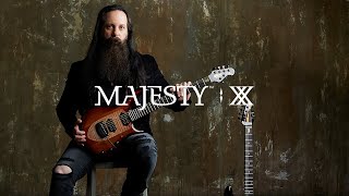 Video thumbnail for Ernie Ball Music Man: John Petrucci Presents his 20th Anniversary Majesty Guitar by Ernie Ball