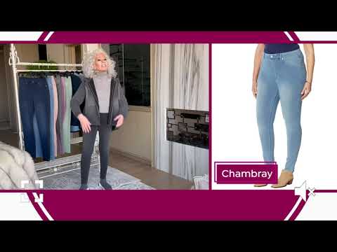 DG2 by Diane Gilman "DG Downtime" Knit Flex PullOn Skinn...