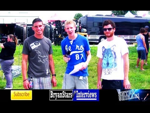 Enter Shikari Interview #2 Rory Clewlow & Rob Rolfe Warped Tour 2011