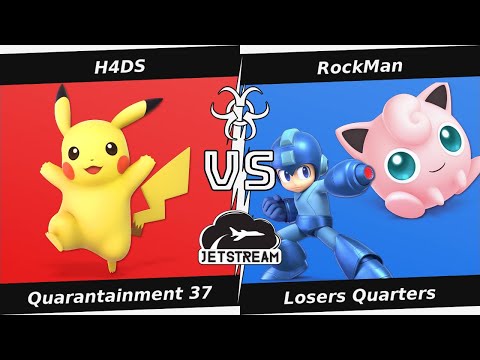 Quarantainment 37 Losers Quarters - H4DS (Pikachu) Vs. RockMan (MegaMan, Jigglypuff) - SSBU