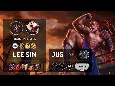 Lee Sin Jungle vs Kayn - KR Grandmaster Patch 11.9