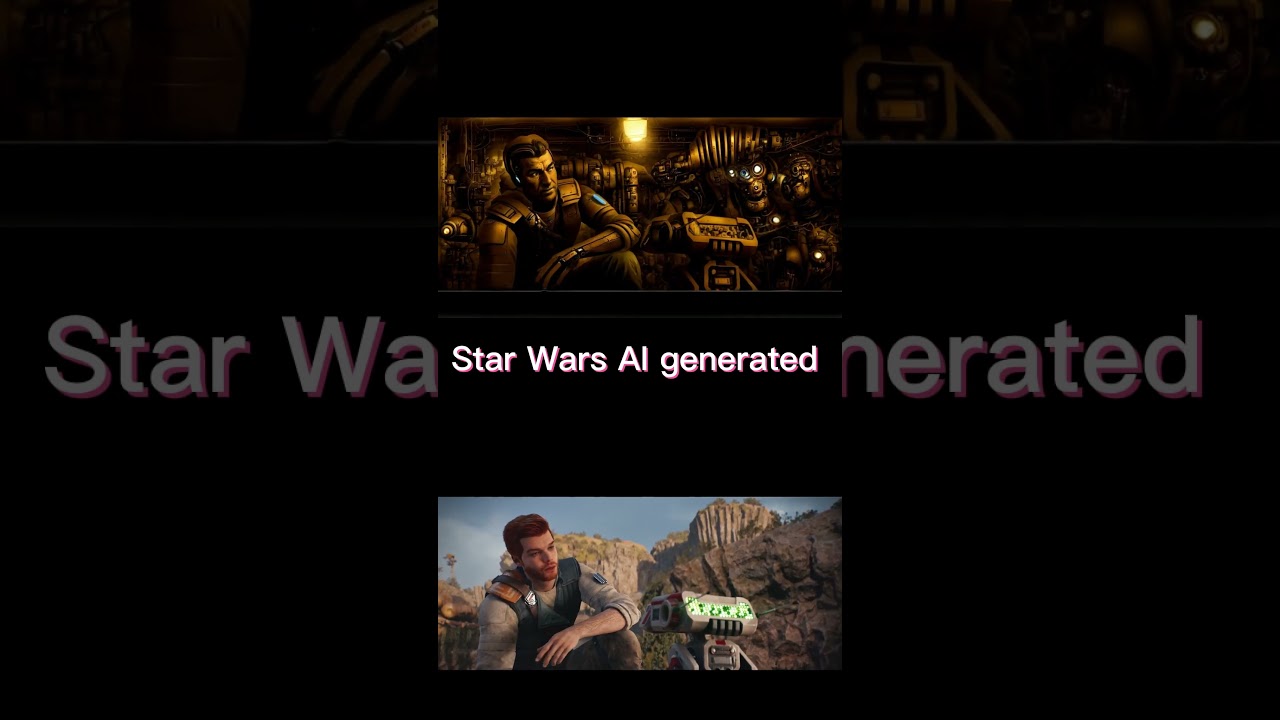 star wars jedi AI Generated Illustration #tiktok