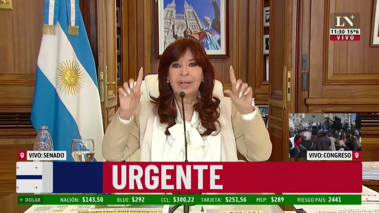 Cristina Kirchner: Esto disciplina a la clase política. El discurso completo.