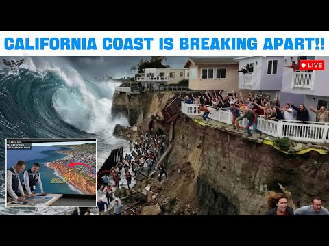 1 Minutes Ago!! California Coast Breaking Apart! Huge Waves Make Science Issue URGENT WARNING